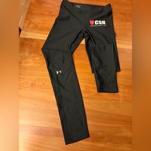 CSB Figure Skating Under Armour Small Black Compression Leggings